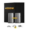 8 x 500 Wc bifaces entièrement noirs / sans accessoires / Auto-collecte