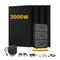 Stockage batterie 6144Wh + 4 modules solaires bifaciaux 500W + onduleur 800W