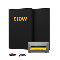 <tc>Anker SOLIX Solarbank</tc> 2 unités de stockage tout-en-un E1600 Pro pour <tc>Balcon</tc>centrale électrique, avec 2 lampes bifaciales de 450 W <tc>Panneaux solaires</tc>,par <tc>Powerness</tc>