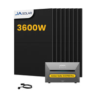 Anker SOLIX Solarbank 3 E2700 Pro, avec 8 panneaux solaires bifaciaux JA Solar de 450 W, par Powerness