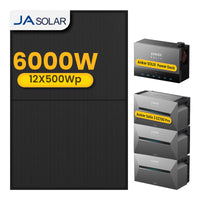 3 systèmes Anker Solarbank 3 E2700 Pro avec station d'accueil Power Dock Multisystem, comprenant 12 panneaux solaires bifaciaux JA Solar de 500 W, par Powerness 