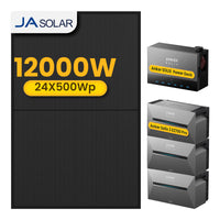 3x Anker Solarbank 3 E2700 Pro met Power Dock Multisysteem, inclusief 24 x 500 JA Solar Bifaciale Zonnepanelen, by Powerness