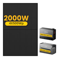 Anker Solarbank 3 E2700 Pro avec Power Dock Multisystem, équipé de 4 panneaux solaires bifaciaux JA Solar de 500 W, par Powerness 