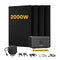 Stockage batterie 2048Wh + 4 modules solaires bifaciaux 500W + onduleur 800W