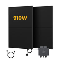 Powerness Balkon Zonnepanelen Set, 900/1000 Wp Bifaciale Zonnepanelen, 800 W TSUN TSOL-MS800 Micro-Omvormer Aanbieding